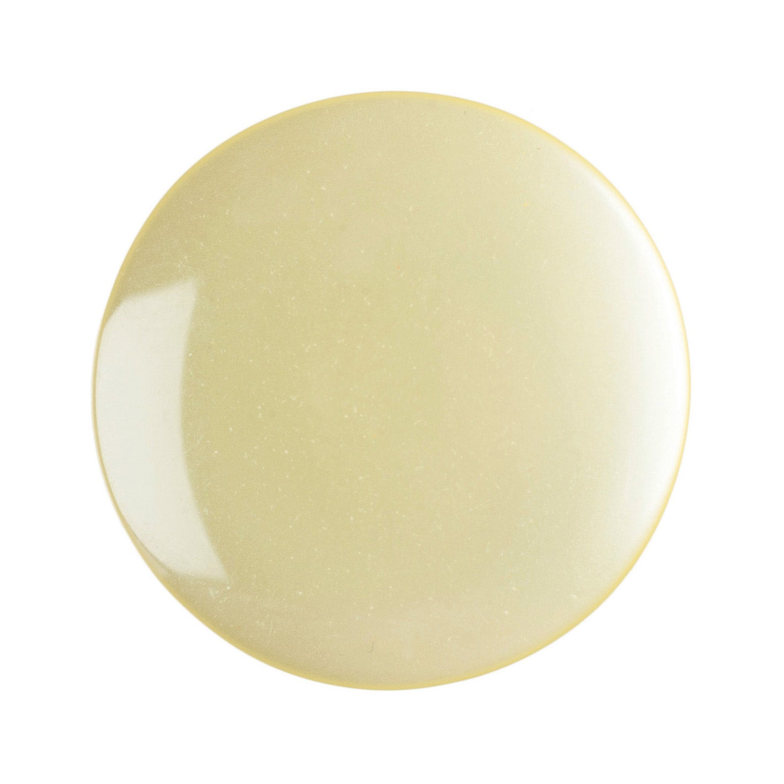 Milward Ronde Knoop Zachtgeel Glans 11mm (5 stuks) (2)