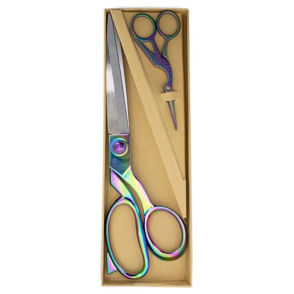 Milward set stoffenschaar cm borduurschaar cm rainbow — gemaakt met Milward Set Stoffenschaar (25,5cm) & Borduurschaar (11,5cm) Rainbow