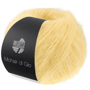 Lana Grossa Mohair Di Gio 019 Vanille - bol garen in de kleur Vanille