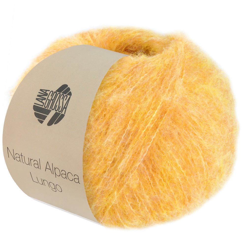 Lana Grossa Natural Alpaca Lungo 010 Geel