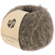 Lana Grossa Natural Alpaca Lungo 020 Grijs Bruin