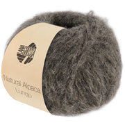 Lana Grossa Natural Alpaca Lungo 021 Donkergrijs