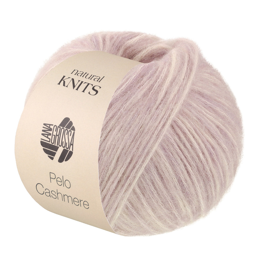 Lana Grossa Pelo Cashmere 007 Lilac/Off-white