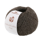 Lana Grossa Natural Lama Fine 115 Zwart Bruin