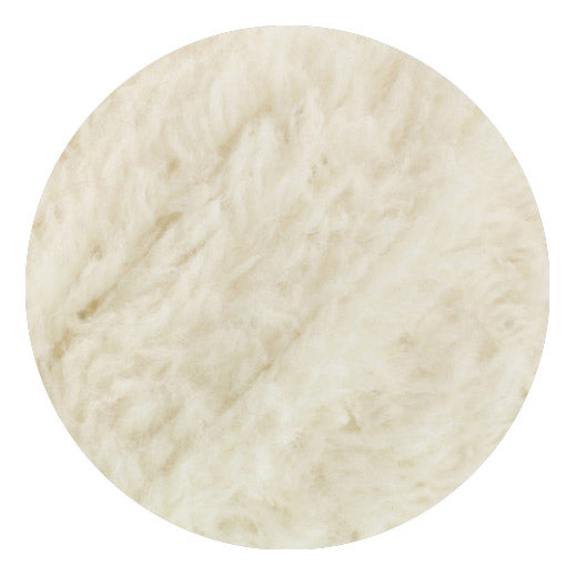 Lana Grossa Pelliccia 001 Crème - detailafbeelding van het garen