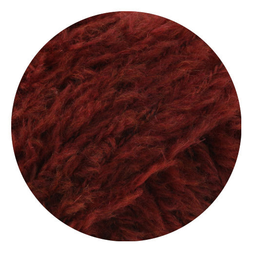 Lana Grossa Pelliccia 005 Roodbruin - detailafbeelding van het garen