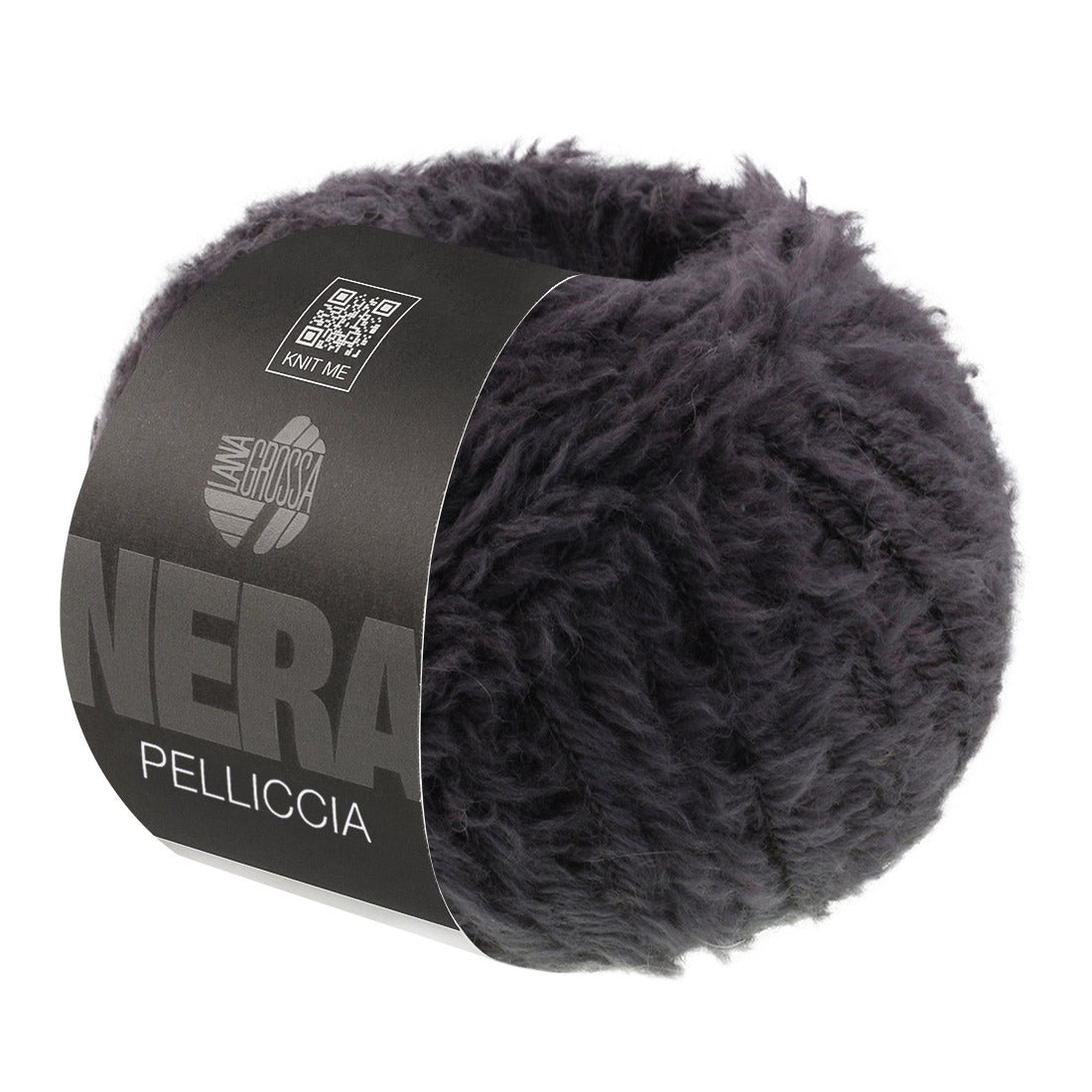 Lana Grossa Pelliccia 007 Donkergrijs - productafbeelding