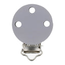 Opry Silicone Pacifier Clip, Grey, 29.5 x 42.7 mm