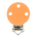 Opry Silicone Pacifier Clip, Light Orange, 29.5 x 42.7 mm