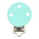 Opry Silicone Pacifier Clip, Mint Green, 29.5 x 42.7 mm