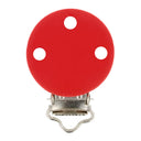 Opry Silicone Pacifier Clip, Red, 29.5 x 42.7 mm