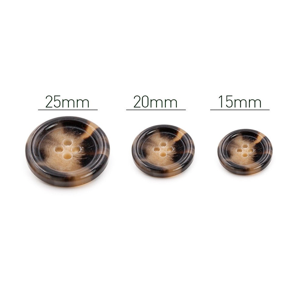 PPY Knopen Glanshoorn-Effect Set (2)