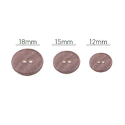 PPY Knopenset Parelmoer Chocolade 5 Stuks 12 mm