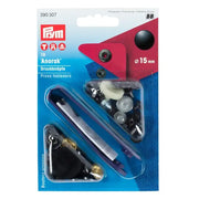 Prym Naaivrije Drukknopen Anorak 15 mm 04 Zwart