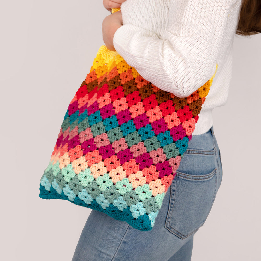 Regenboogtas update — gemaakt met Regenboog tas Garenpakket - Exclusief Patroon (2)