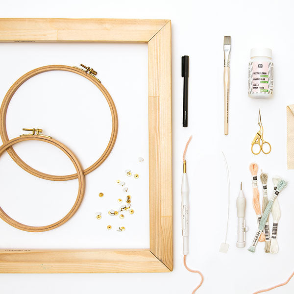 Material mitte weiter — gemaakt met Restyle Borduurring 15cm