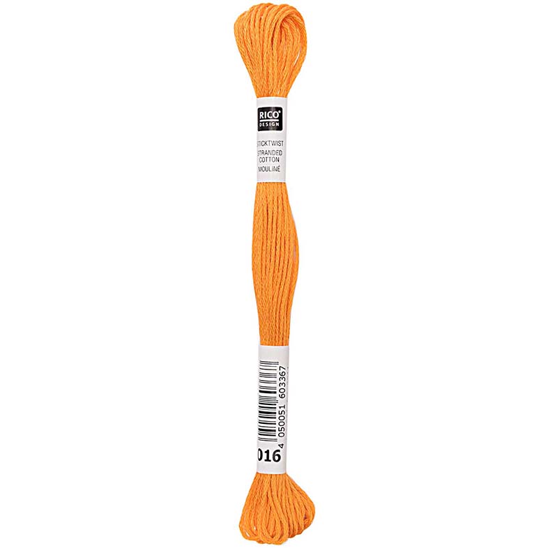 Rico Sticktwist Borduurgaren 8m 016 Orange