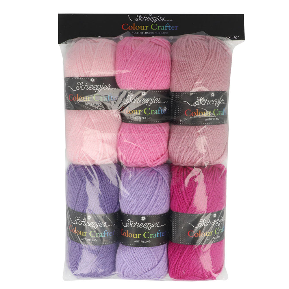 Scheepjes Colour Crafter Colour Pack 6x50g Tulip Fields (3)