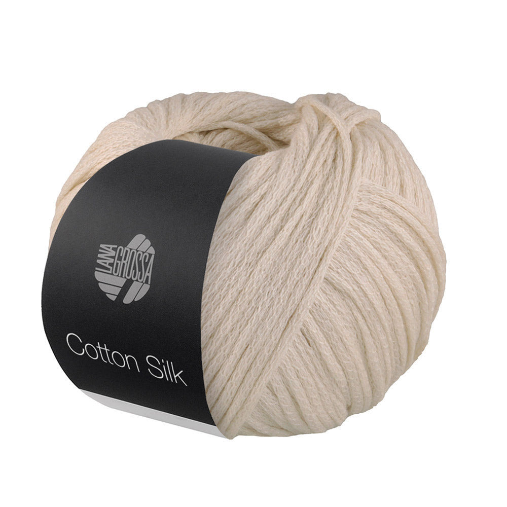 Lana Grossa Cotton Silk 009 Lichtbeige