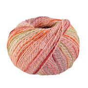 Lana Grossa Torto 012 Perzik/Oranje/Bleekgroen/Lila/Lichtgroen/Zalm/Wijnrood
