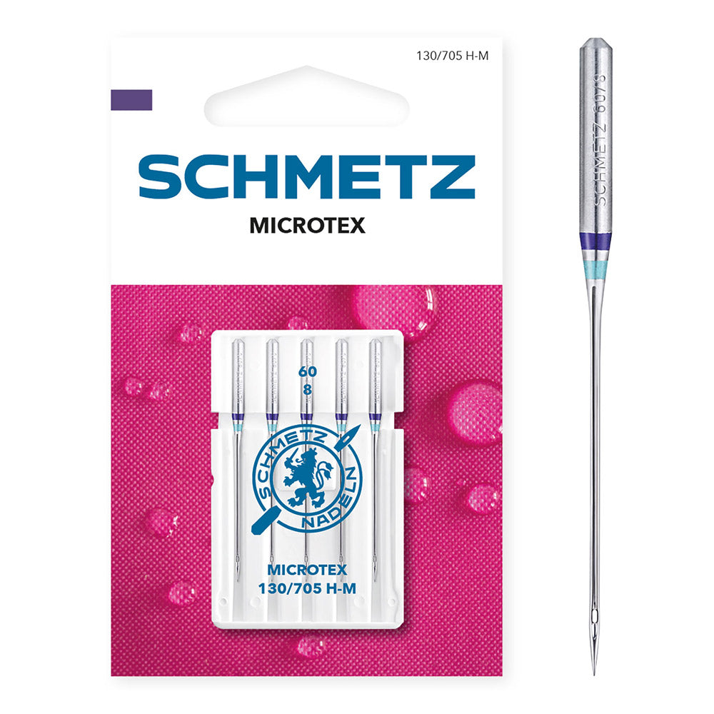 Schmetz Microtex Naalden Dikte 60 - 1 x 5 Naalden in cassette