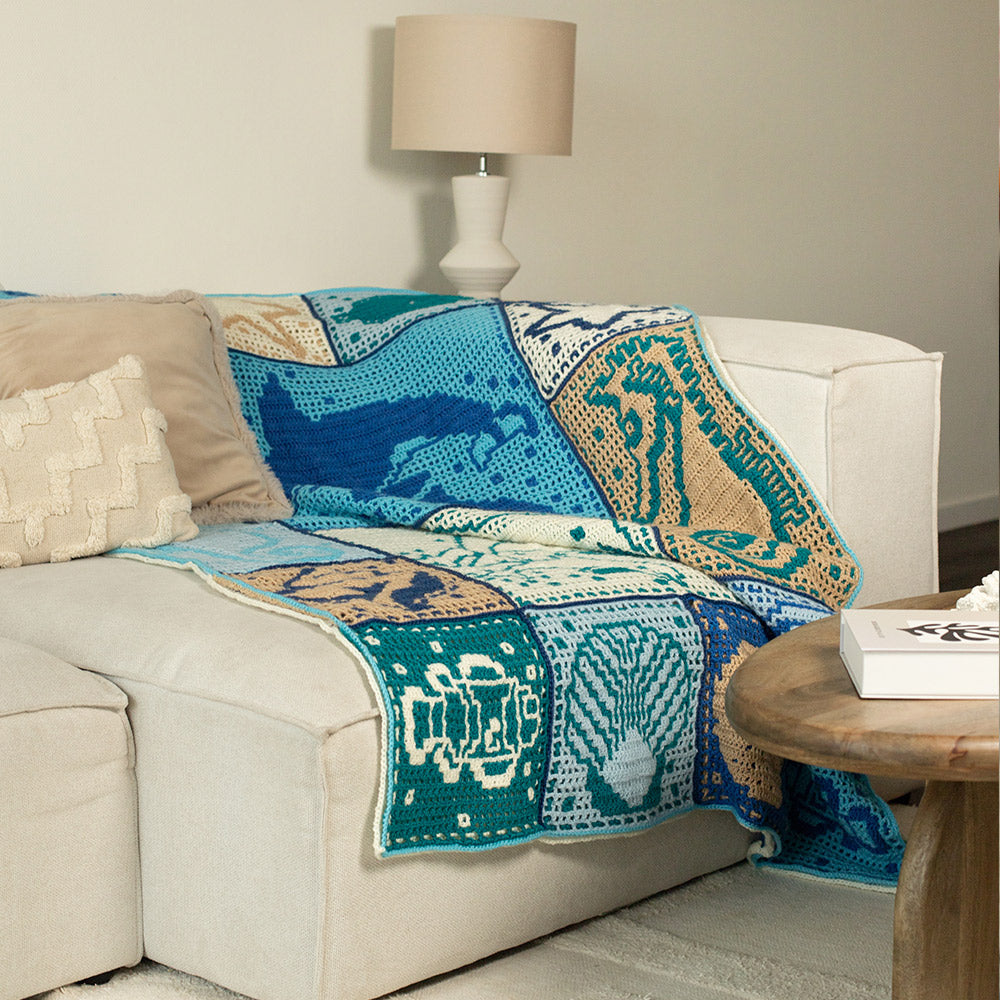 Seaworld- AdO Crochet -  Haakpakket - Inclusief Patroon Mozaïek