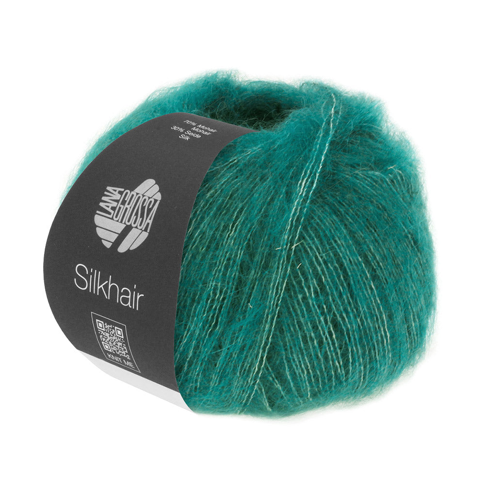 Lana Grossa Silkhair 187 Blauw Groen