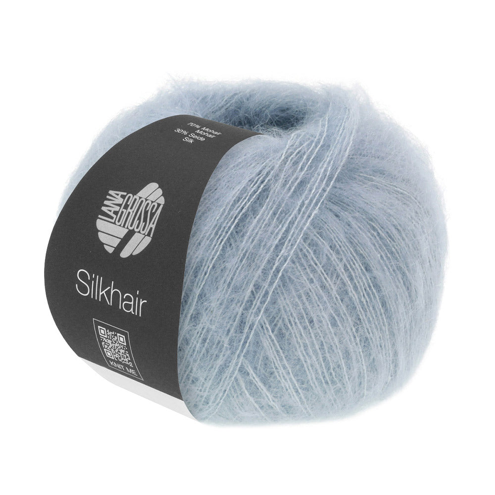Lana Grossa Silkhair 196 Grijs Blauw