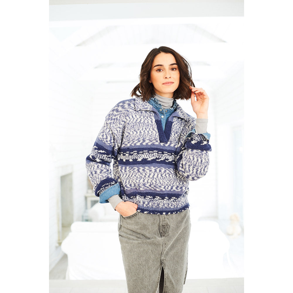Stylecraft breipatroon Easy Fair Isle Effect Sweater