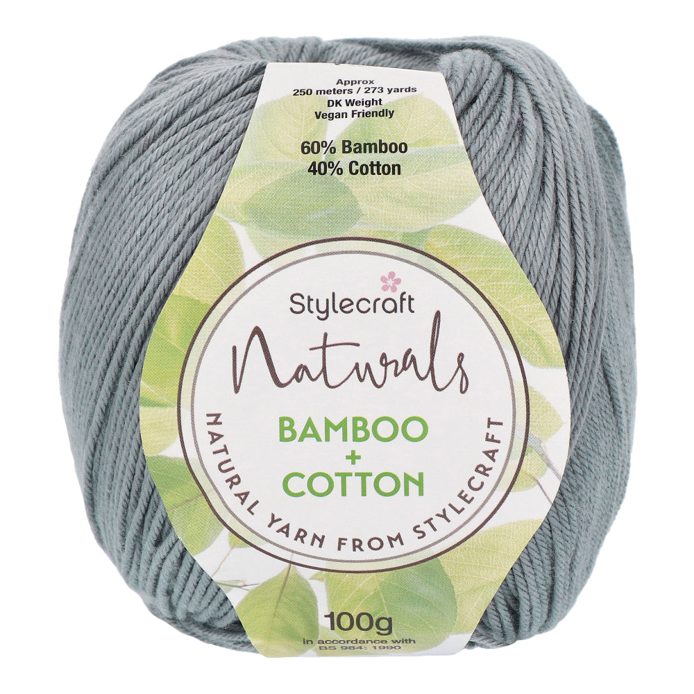 Stylecraft Naturals - Bamboo + Cotton DK 7151 Downpour