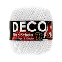 Trimits Deco 8M Crochet Cotton Metallic 01 A Pure