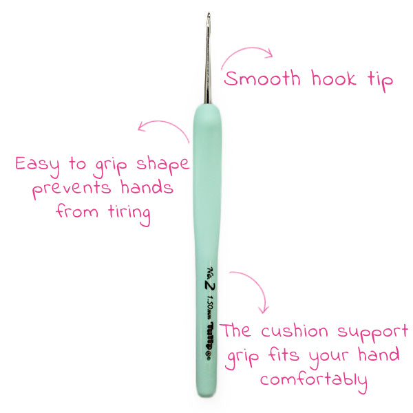 Sucre en — gemaakt met Tulip Sucre Bead Softgrip Haaknaald 1.75mm