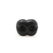 Veiligheidsneus hond zwart 15mm