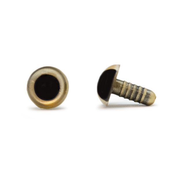 Veiligheidsogen Goud 12 mm per paar