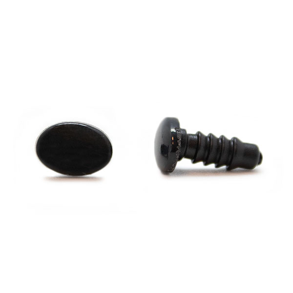 Veiligheidsogen Ovaal Zwart 5 paar 6mm (3)