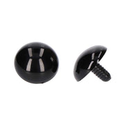 Veiligheidsogen Zwart 24 mm per paar