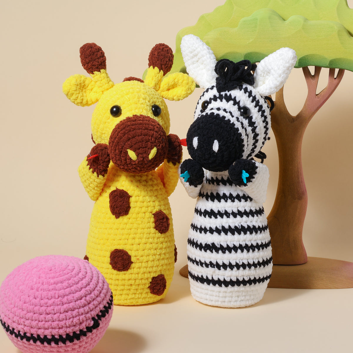 Gehaakte safarikegel met Scheepjes Little Darling