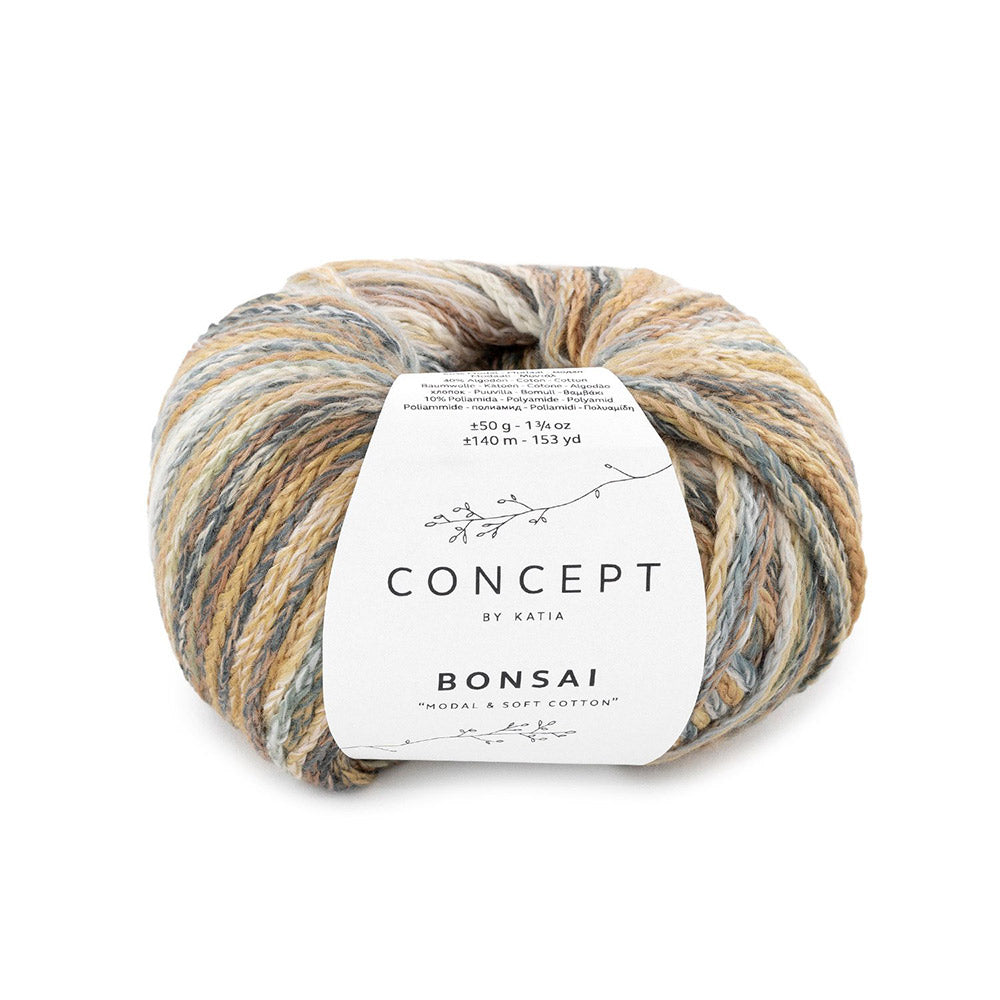 Katia Bonsai 200 Beige-Grijs-Camel