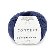 Katia Cotton-Camel 059 Donker blauw