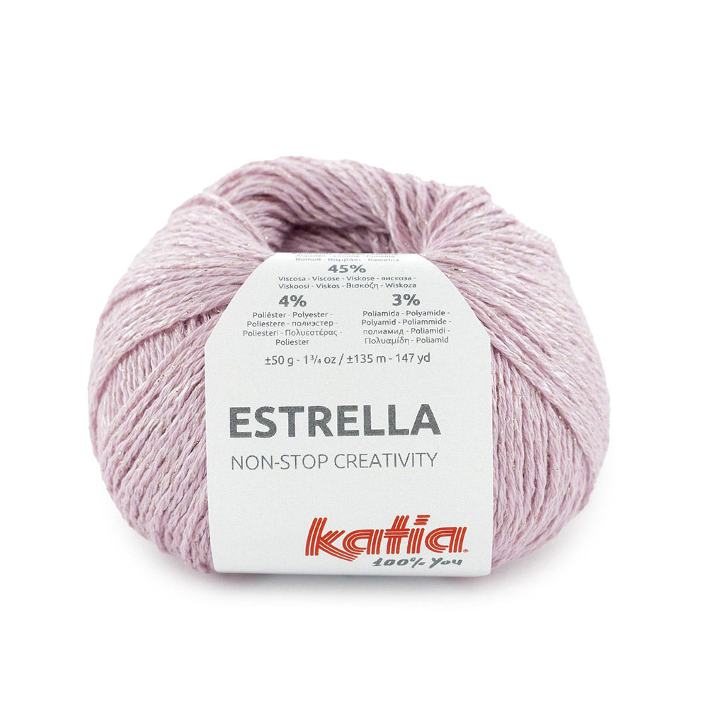 Katia Estrella 066 Kauwgom roze-Zilver
