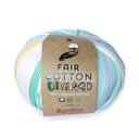 Katia Fair Cotton Diverso 402 Green-Yellow-Blue
