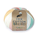 Katia Fair Cotton Diverso 405 Green-Gum Pink-Brown