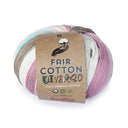 Katia Fair Cotton Diverso 403 Purple-Bubblegum Pink-Oil Paint