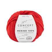 Katia Merino 100% 004 Rood