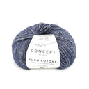 Katia Puro Cotone 55 Nacht Blauw