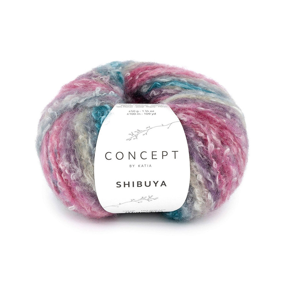 Katia Shibuya 103 Kauwgom Roze-Grijs-Olieverf