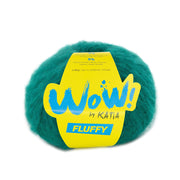 Katia WOW - Fluffy 097 Smaragd groen