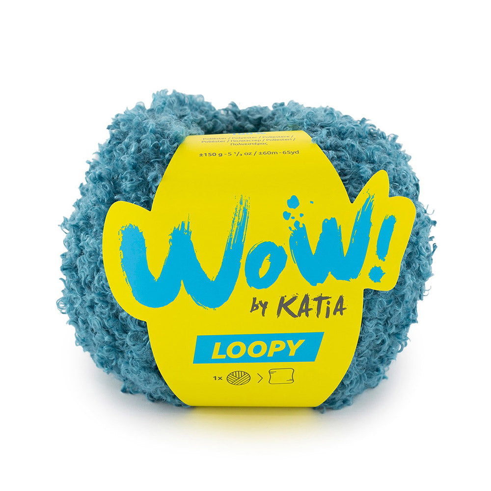 Katia WOW - Loopy 164 Eend Blauw