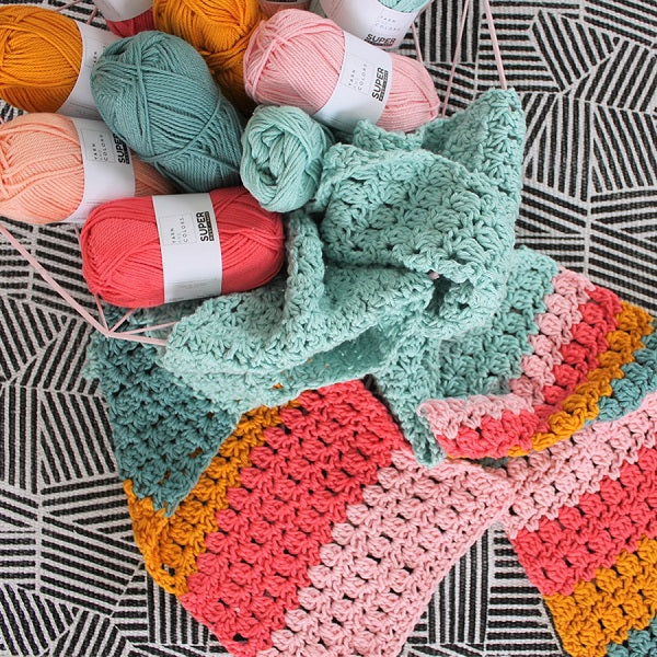 Colorful scarf — gemaakt met Yarn and Colors Colorful Scarf Booklet (5)
