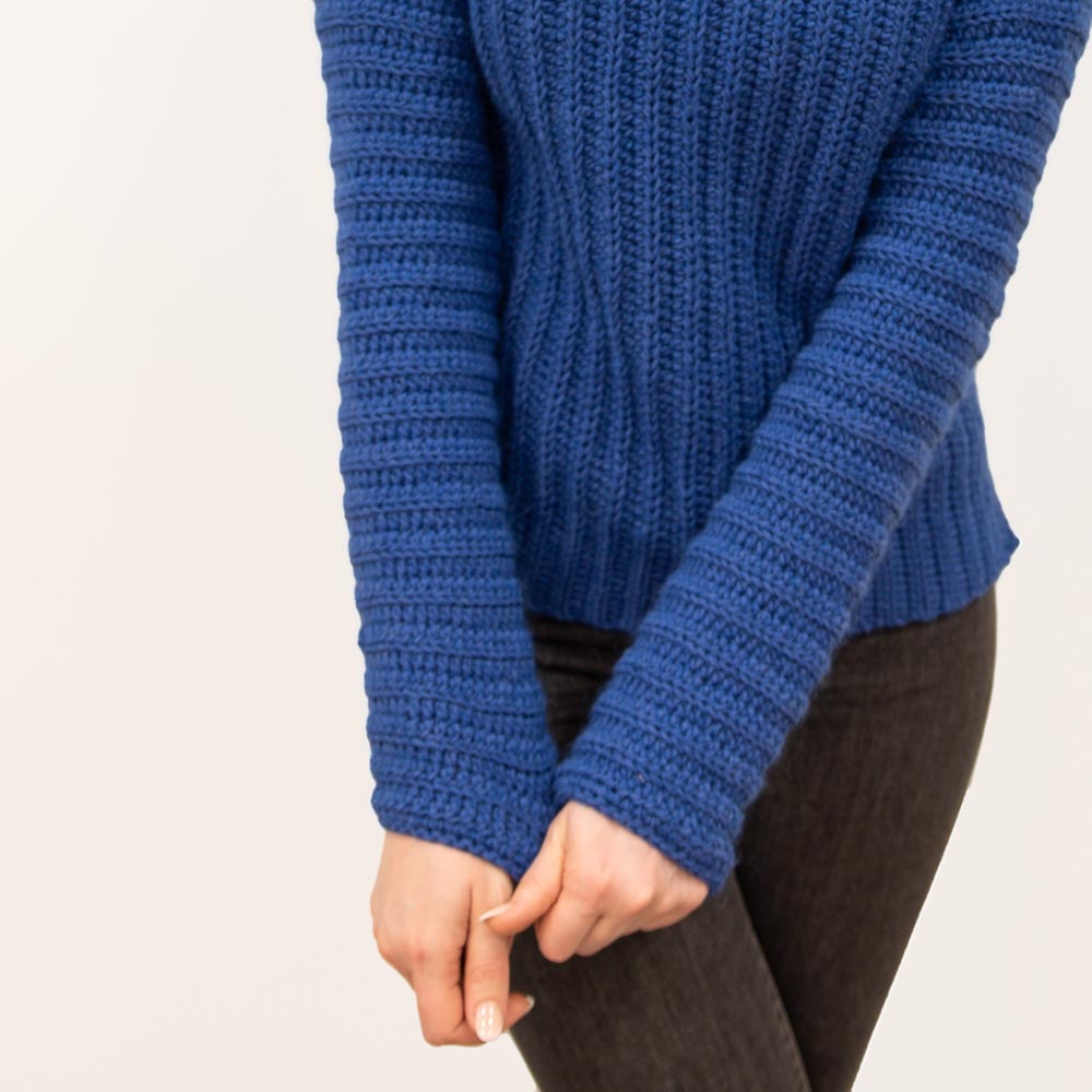 Elegant brunch time sweater — gemaakt met Yarn and Colors Elegant Brunch Time Sweater Haakpakket